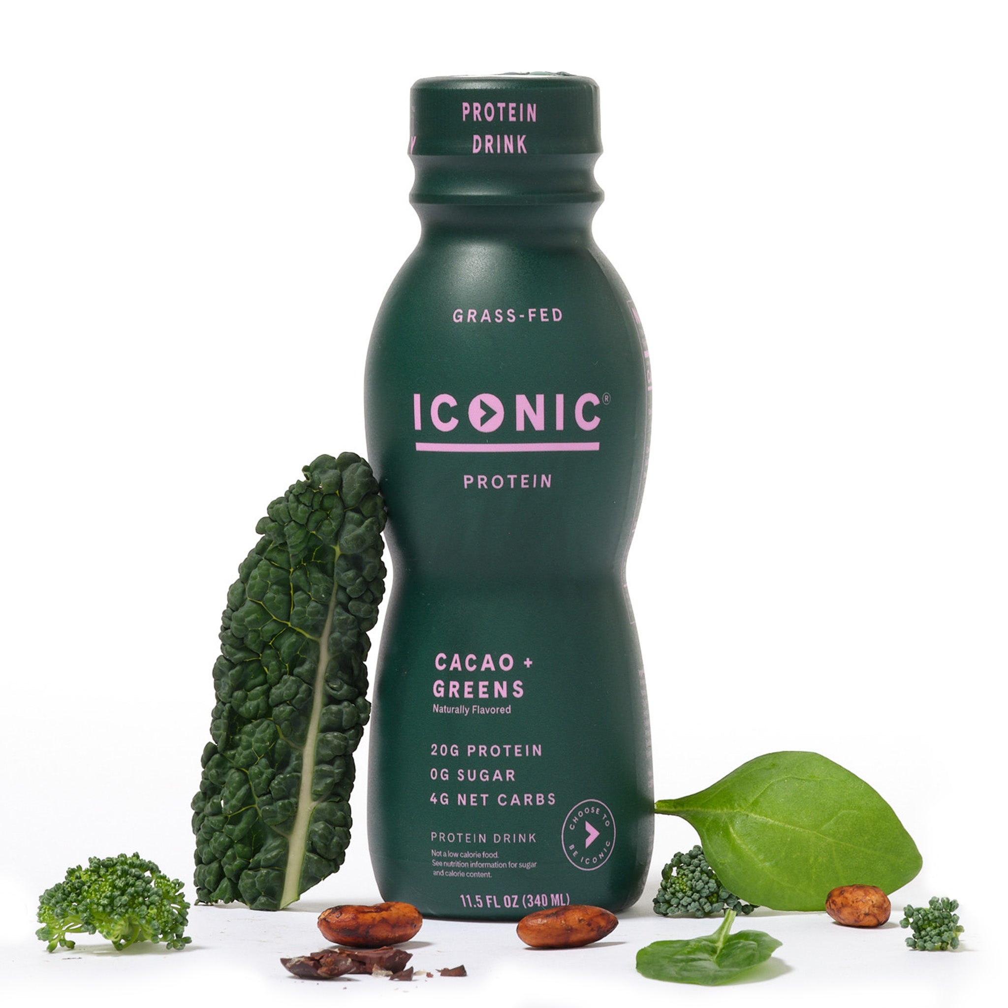 ICONIC Low Carb High Protein Drinks, Bean, Vanilla, 11.5 Fl Oz